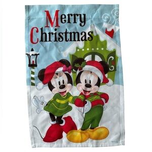 Disney Festive Garden Flag with Mickey and Minnie